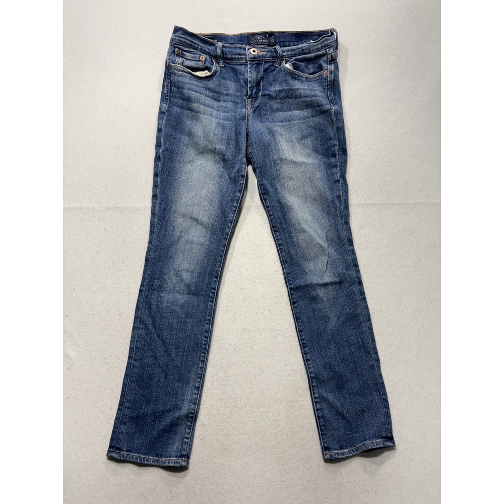 Lucky Brand Sweet N Straight Jeans Womens 6 Blue Medium Wash Mid Rise 30x28